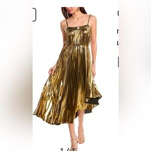 NWT - gorgeous gold Milly holiday dress